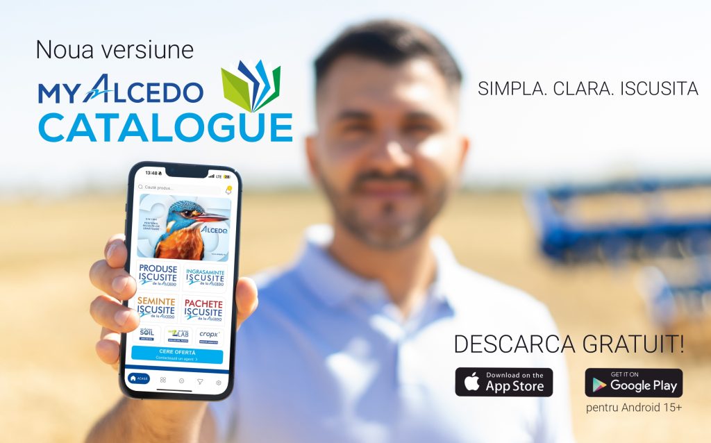 MyAlcedoCatalogue se reinventează: aplicația care face agricultura mai simplă și mai inteligentă