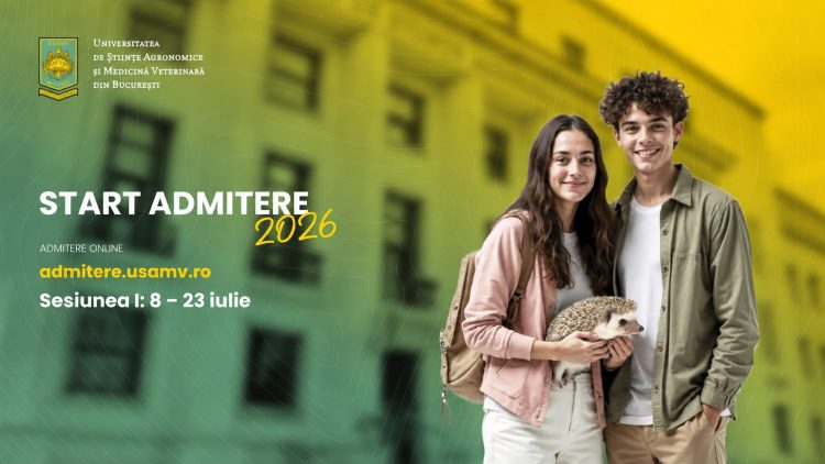 USAMV București dă startul admiterii pentru viitoarea generație de specialiști