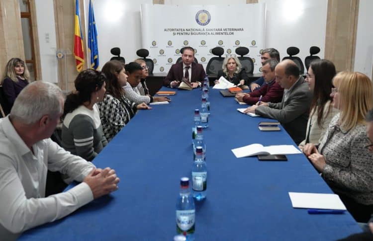 ședința de închidere a misiunii de audit, din luna noiembrie 2024 la care a fost prezentă Doamna Ambasador al Republicii Cuba la București