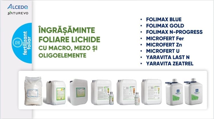 Gama ALCEDO de fertilizanți foliari: soluții eficiente pentru culturile de succes