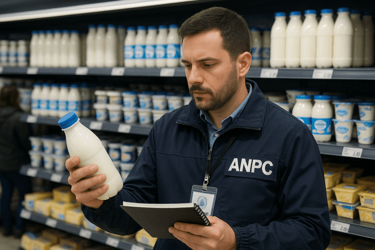 Alerta ANPC: Amenzi de 2,6 milioane lei pentru nereguli grave la lapte și produse lactate în toată țara