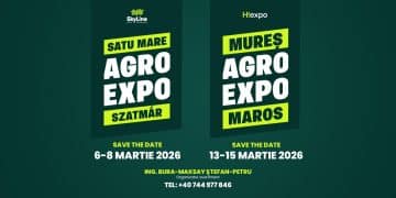 Două mari evenimente agricole pun România pe harta agribusiness-ului în martie 2026: Satu Mare Agro Expo Szatmár & Mureș Agro Expo Maros