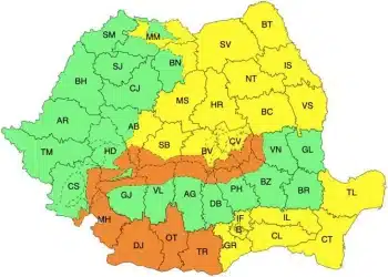 Iarna își intră în drepturi: ninsori, viscol și ger în mare parte din țară. Cod galben și portocaliu de vreme severă