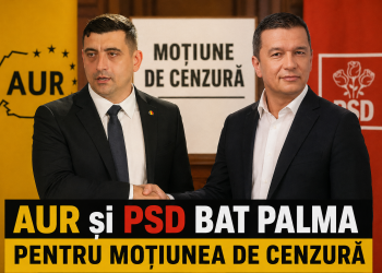 Moțiunea de cenzură, punct comun între PSD și AUR